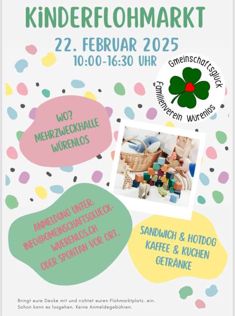 Kinderflohmarkt in der Turnhalle